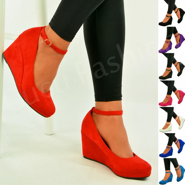 High wedge hotsell shoes ladies