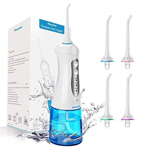 morpilot Hydropulseur Jet Dentaire Portable Rechargeable, Morpilot Jet Dentaire