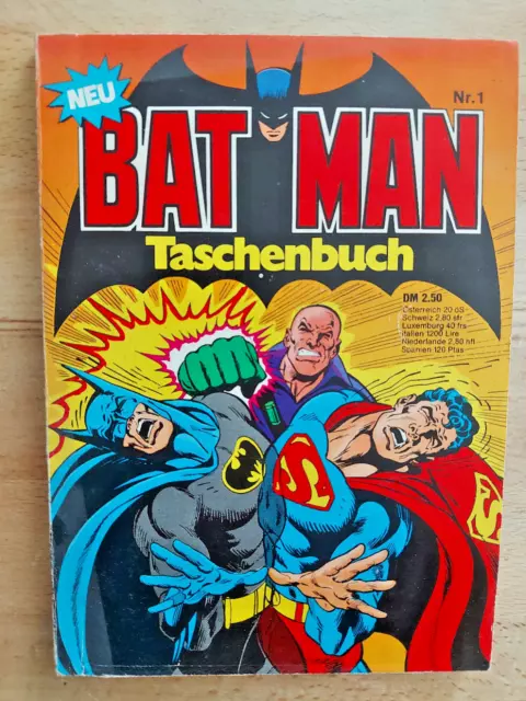 Original BATMAN BAT-MAN Taschenbuch Heft Comic Nr. 1 - 1. Auflage 1978 EHAPA Ver