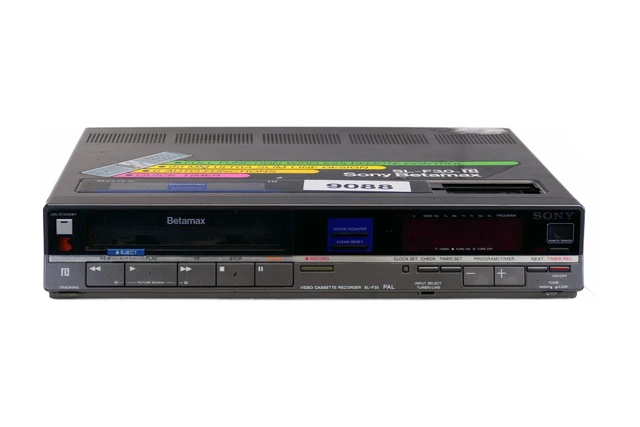 Magnétoscope Betamax Sony SL-F1F + Tuner TT-F1F – Pour Pièces Ou Réparation