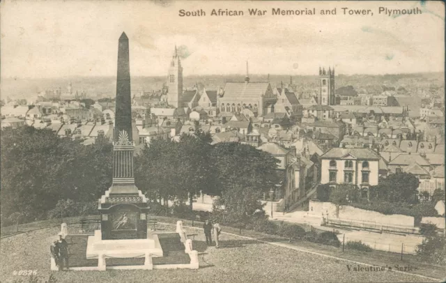 Plymouth; South African war memorial and tower;  1904