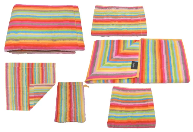 Cawö Lifestyle 7008 Duschtuch Handtuch Gästetuch Seiftuch multicolor 25 Frottee