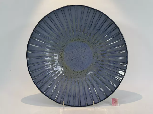 Rustico Stoneware Blue Decorative Charger Home Decor