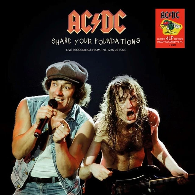 AC/DC 4XLP BOX SET - Shake Your Foundations 4 Colored Vinyl 300 ...