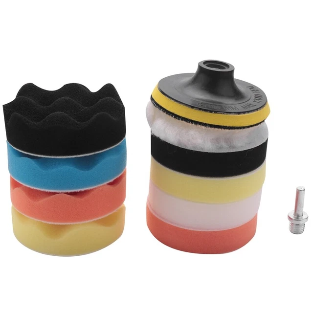 11x professional polishing sponge set 100 mm polishing machine polishing set polishing sponge N7L7