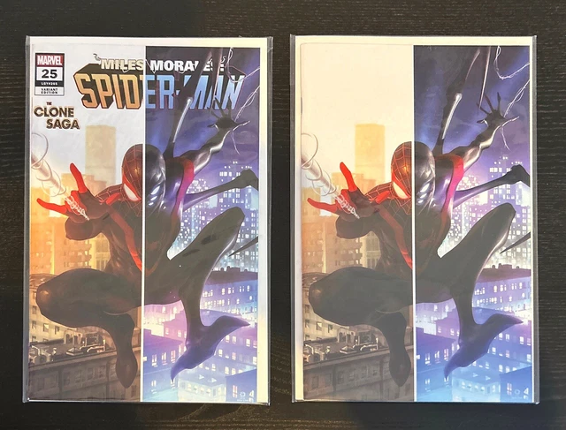 MILES MORALES SPIDER-MAN #25 GARNER VARIANTS Trade And Virgin Marvel X2