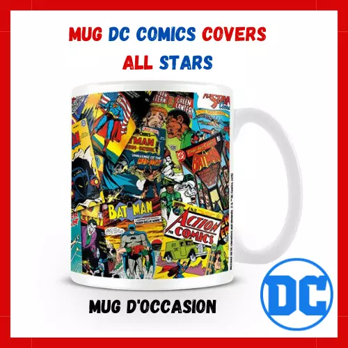 Mug DC Comics All Stars Comic Covers Officiel Superman Batman Justice League
