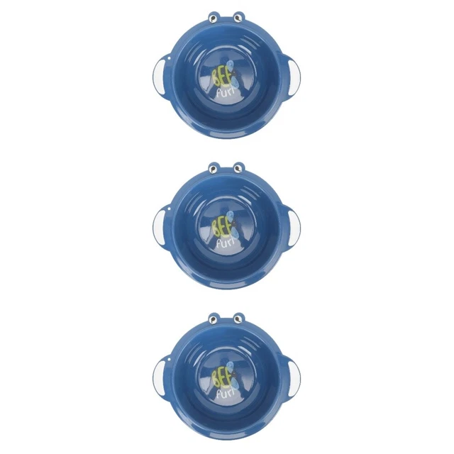 3 piezas lavabo redondo de plástico lavabo para bebé lavabo para niños pequeños lavabo con
