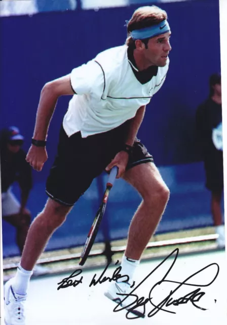 Tennis Star GREG RUSEDSKI Foto a colori firmata 12x8