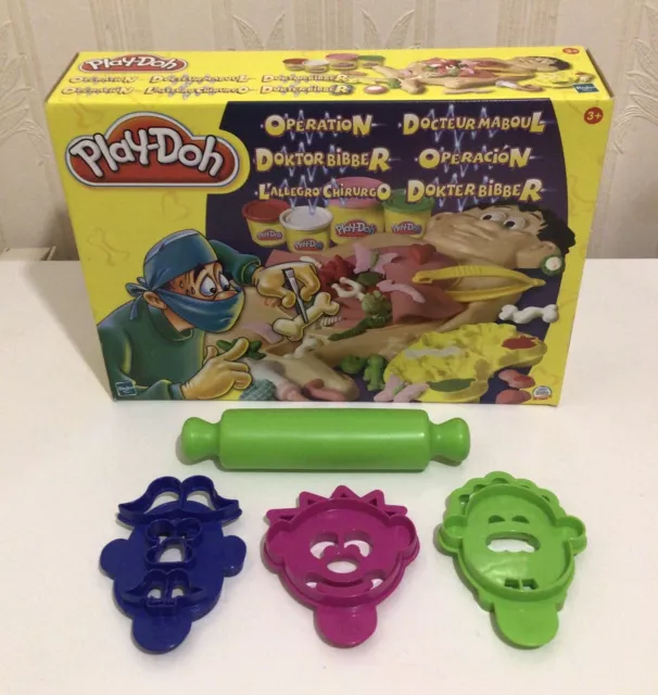 Play-doh Operation Fix Me Up Doc - Hasbro 2003 Plus Early Learning Centre Faces
