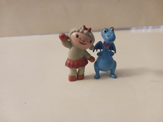 Disney Junior Doc McStuffin Stuffy And Lamby 2-in Figure Figurine Cake Topper