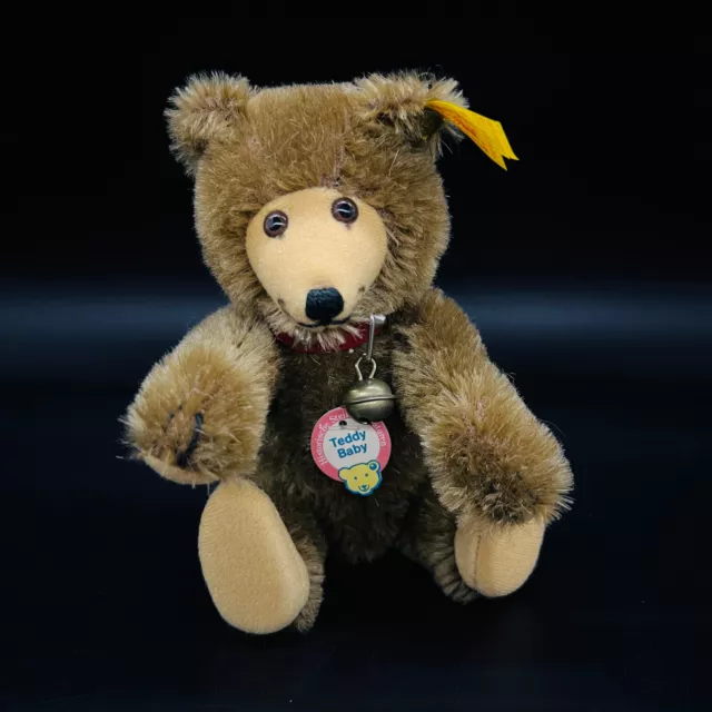 STEIFF Bär TEDDY BABY | Historische Miniaturen | 029721 | KFS | 16 cm | Sehr gut