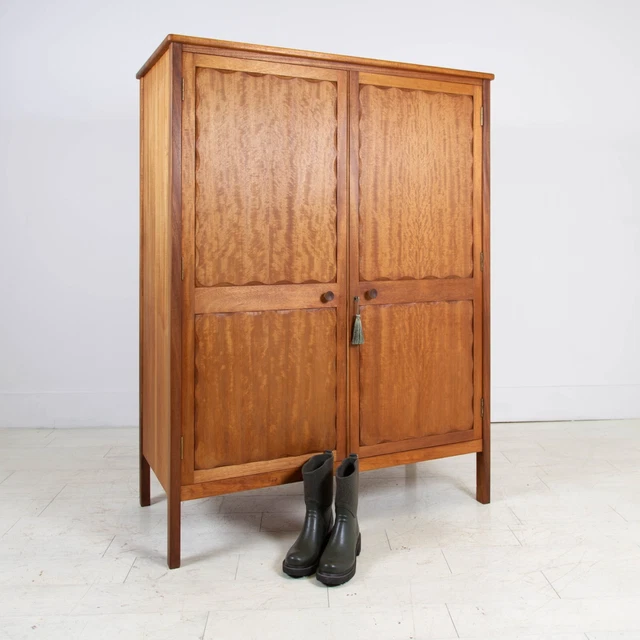 Heals of London Mid Century Walnut Low Wardrobe