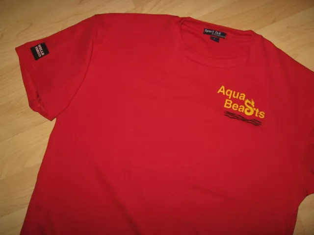 Aqua Beasts Tee - Wells Fargo Asian Festival Dragon Boat Sport Tek T Shirt Large