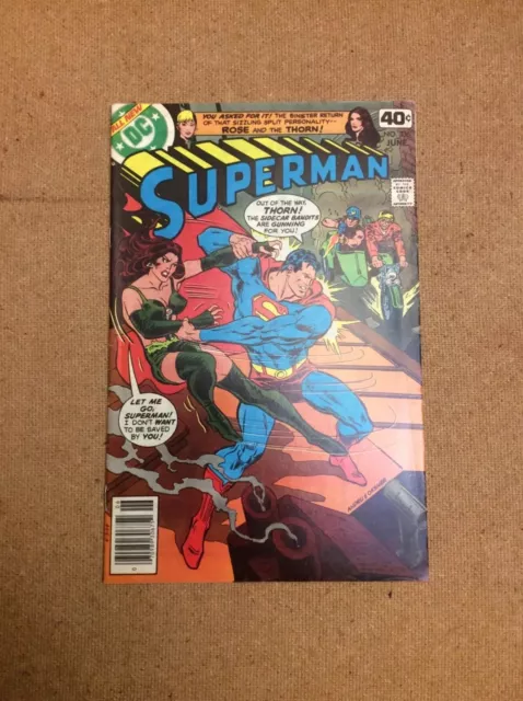 DC Comics Superman #336 Nice Higher Mid Grade 1979  Bronze Age