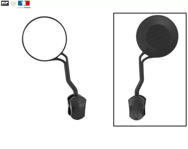 1 Rétroviseur Rétro Universel Réversible Repliable Rabattable Moto Scooter Cyclo