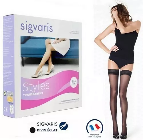 Sigvaris 🦵 Bas De Contention/Compression ✨ Divin Éclat Transparent