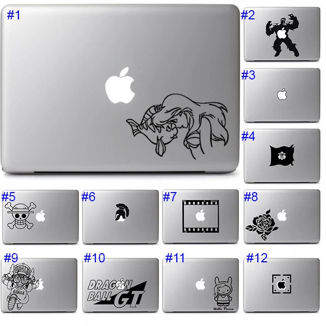 APPLE MACBOOK AIR Pro Laptop Notebook Decal Sticker Cute Cool Funny