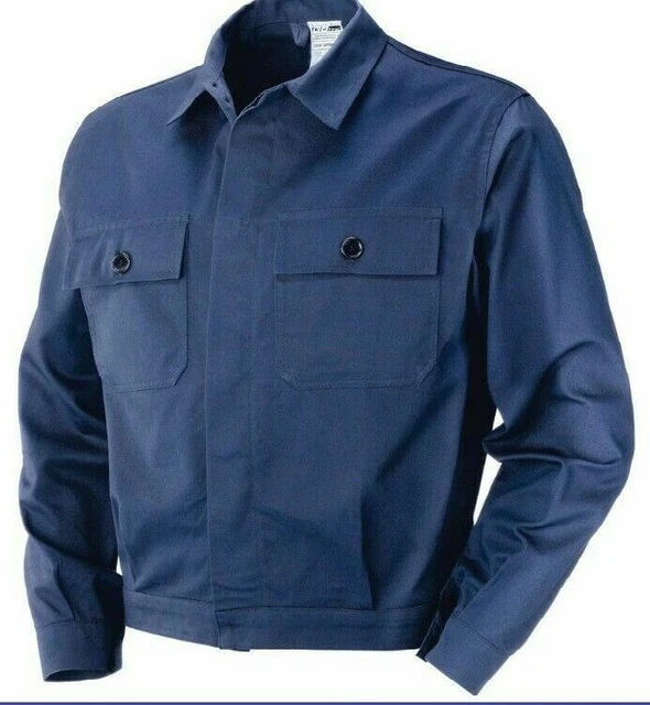 Giacca da Lavoro Uomo in Cotone Blu Giubbino
