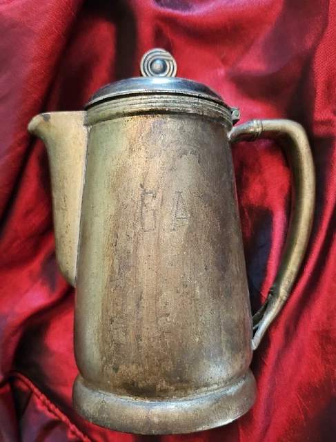 Former Milwaukee Road RR Silver 32oz Teapot By Intl Silver Circa 1947