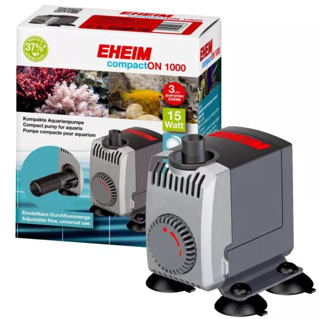 Aquarium Pumps EHEIM compactON Silent Powerful Adjustable Submersible Water Pump