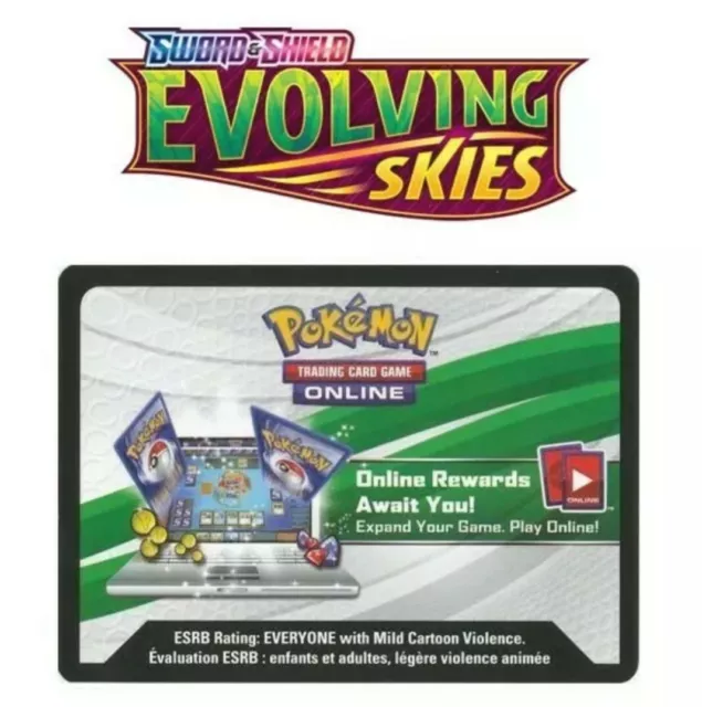 Pokémon Sword And Shield - Evolving Skies - Trading Card Game Online Codes X19