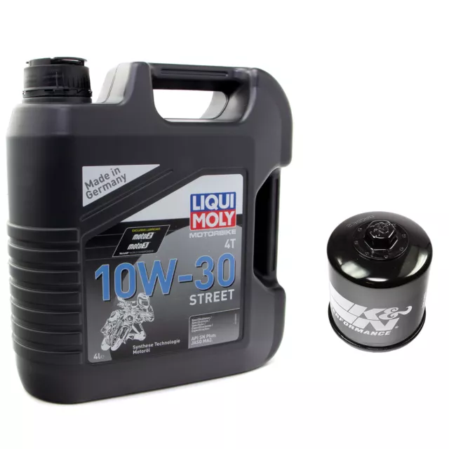 High Performance Moteur Kit 10W30 4 Litre Filtre à Huile KN303 pour Honda CB CBF