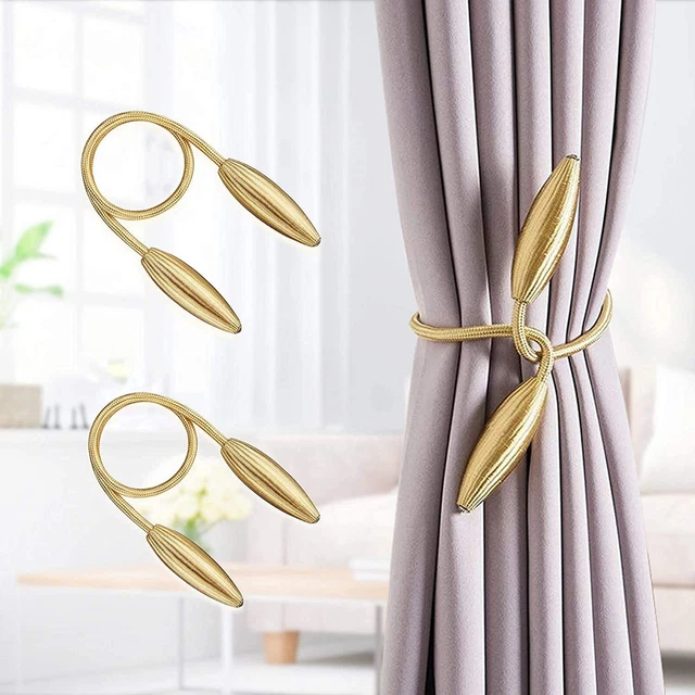 Beautiful Curtain Holder tieback color Dark Gold for Home Decor Set of 2 2