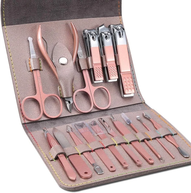 Tagliaunghie Set Professionale - Grooming Kit Strumenti per Manicure e Pedicure