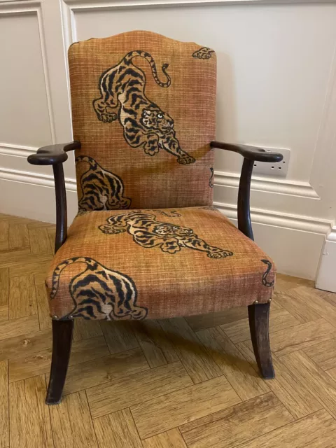 Super Little Vintage prowling Tiger armchair,  fireside chair