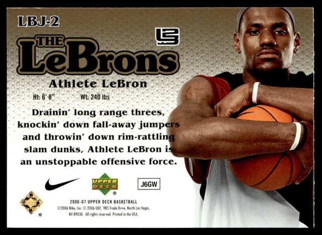 upper deck the lebrons