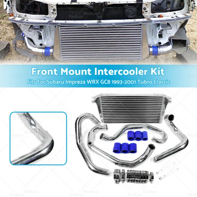 Front Mount Intercooler Kit Fits Subaru Impreza Wrx Gc8 1993-2001 Turbo Classic