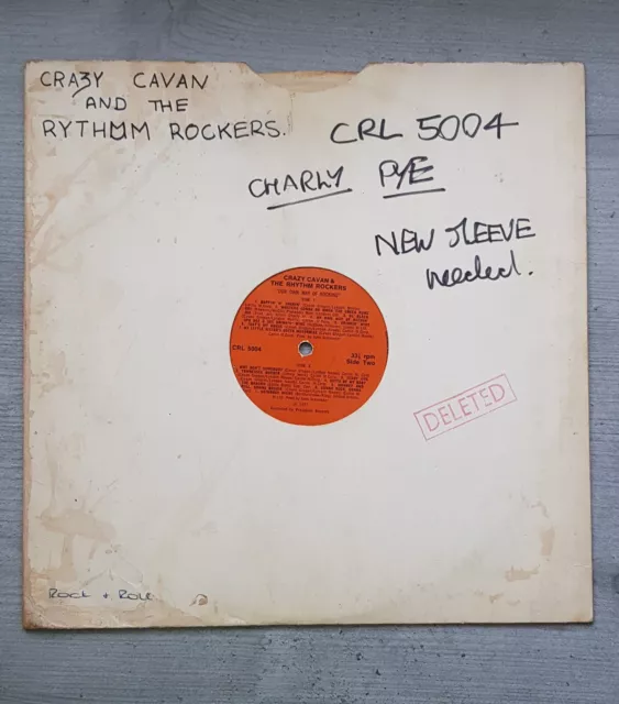 CRAZY CAVAN ‘N’ THE RHYTHM ROCKERS - 1977 Rare DELETED LP Our Own Way of Rockin’