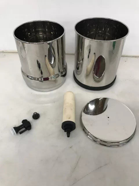 Doulton British Berkefeld W9361138 8,5 l SS Schwerkraftfilter & Ultra Sterasyl