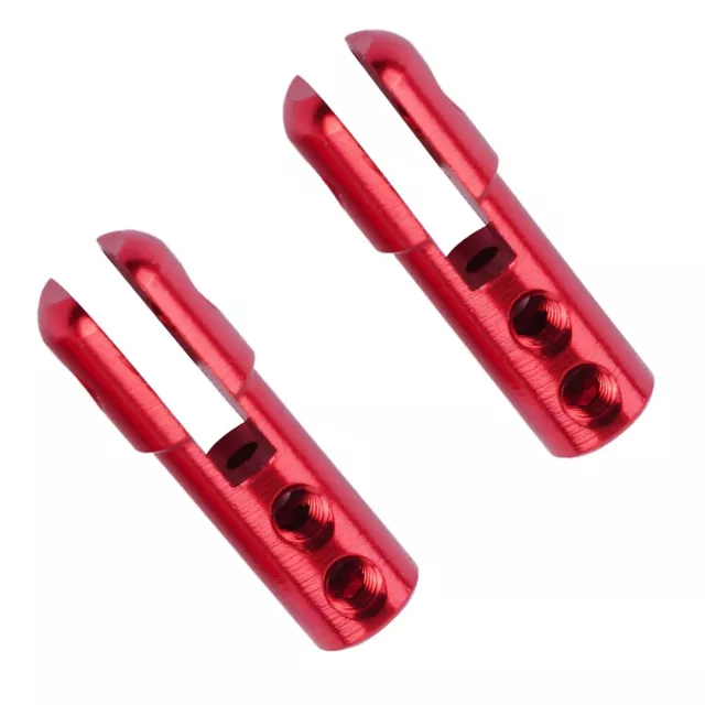 2x Metal Servo Rudder Arms Linkage Joint Tie Rod End Clevis For RC Boat-Airplane