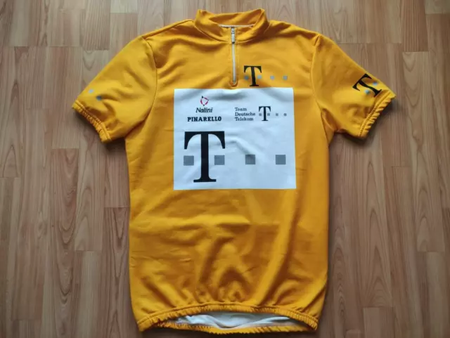 Team Deutsche Telekom Tour de France Winner Yellow Short Sleeve Jersey Size:5