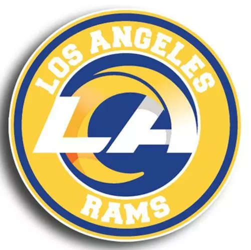 Los Angeles L.A. Rams SuperBowl LVI 56 Champions Football Logo Die-cut  MAGNET
