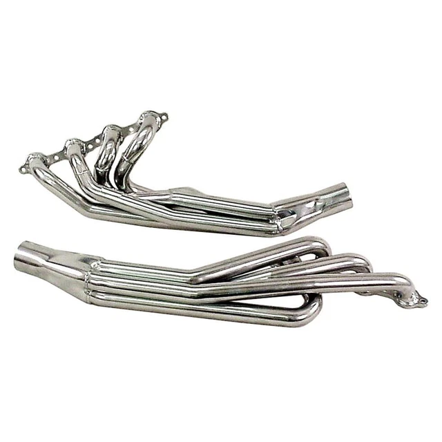 PaceSetter QuickTrip Long Tube Headers Silver Ceramic Coated 1 3/4 Tubes 72C2258