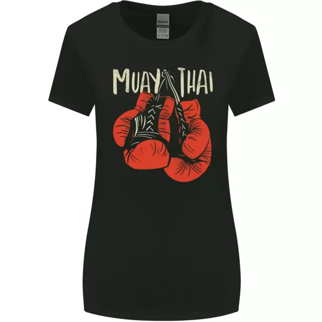 Muay Thai Boxing Gloves MMA Womens Wider Cut T-Shirt