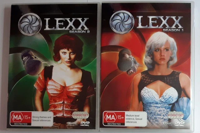 LEXX SEASON 1 and 2 PAL DVD 9 Disc R4 TV Series VGC Xenia Seeberg $20. ...
