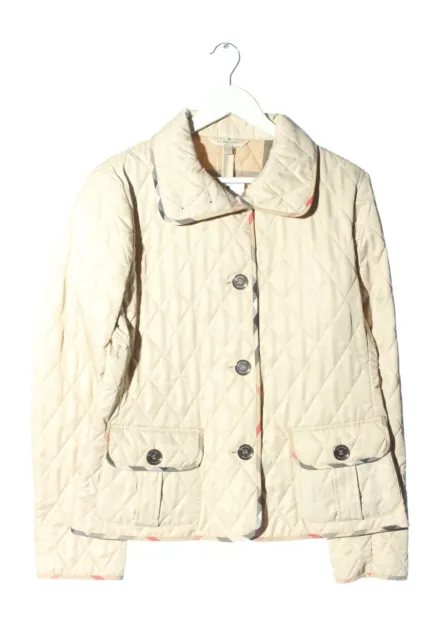 BURBERRY LONDON Giubbotto trapuntato Donna Taglia IT 44 bianco sporco