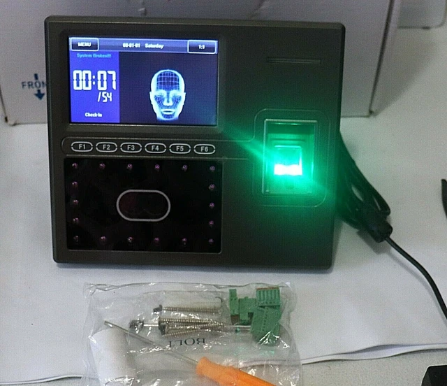 Amano iFace800/ID Facial Recognition Terminal For Parts or Repair