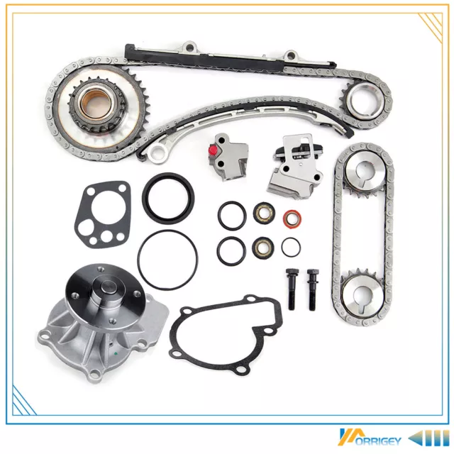 Timing Chain Kit & Water Pump Set 1998 For Nissan Frontier 2.4L DOHC KA24DE