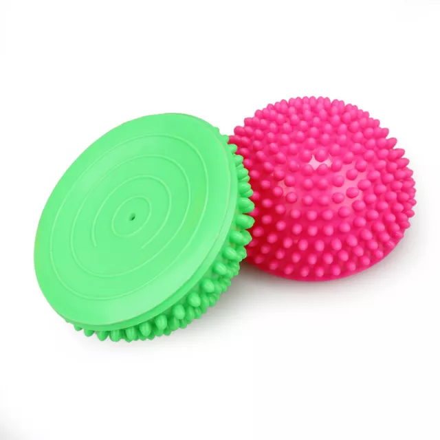 2pcs Inflatable Half Sphere Yoga Ball Massage Fitball Exercise Trainer Balancing
