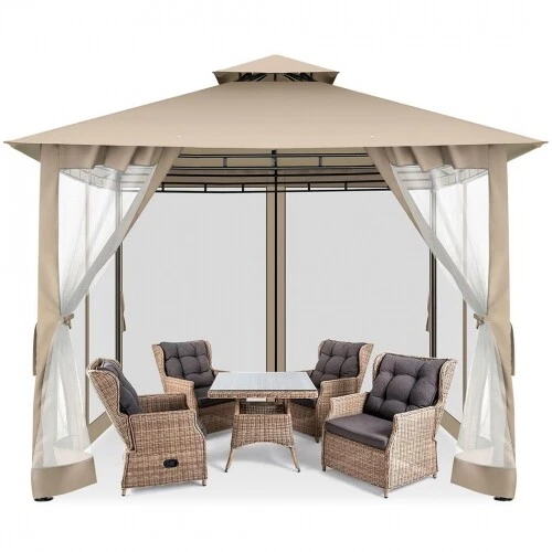 Wasserdicht Pavillon 3x3M Pavilon Faltpavillon Partyzelt Popup Gartenzelt Pavill