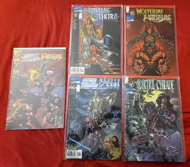 Marvel/Top Cow Devil's Reign Lot- 1/2/Chapters #5-8