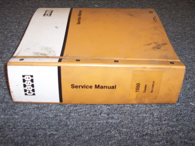 Case 1550 Bulldozer Dozer Crawler Tractor Workshop Shop Service Repair Manual