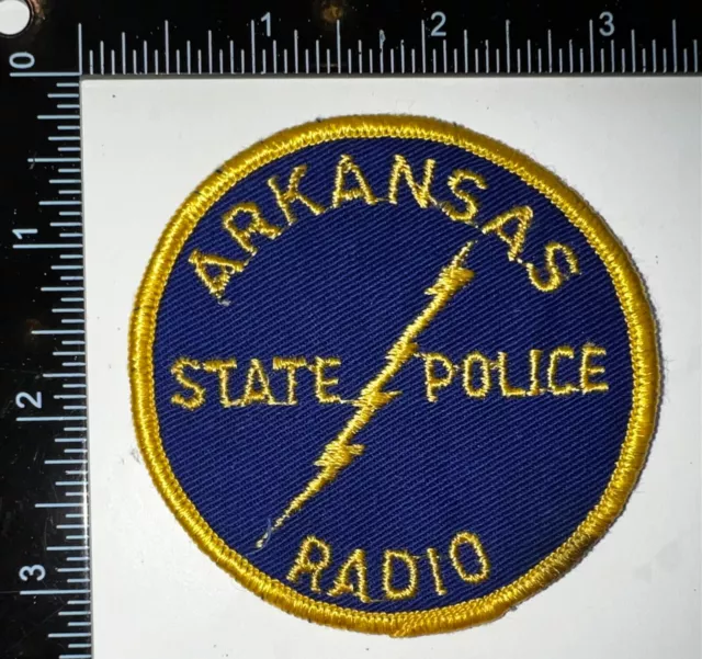 VINTAGE OBSOLETE Arkansas AR State Police Radio Patch