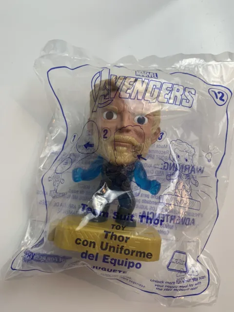 McDonald’s Avengers Marvel Happy Meal Toy #12 Team Suit Thor NEW  2019