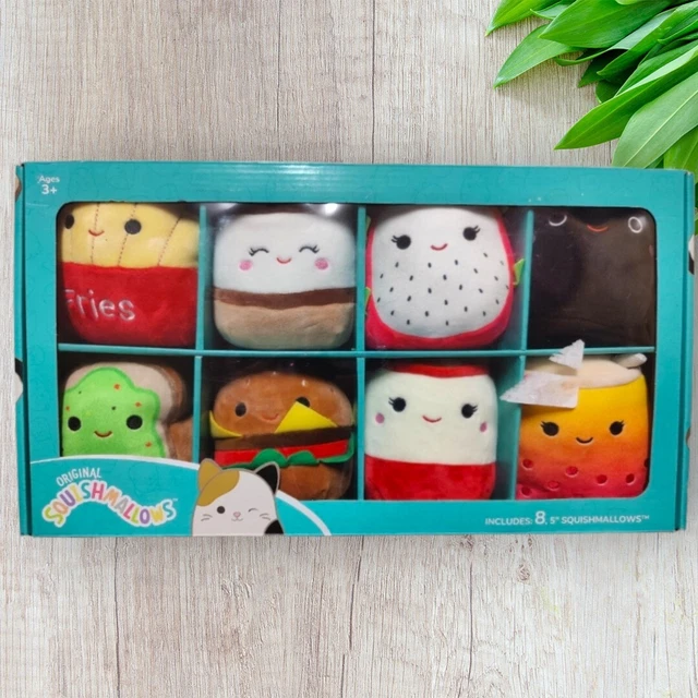 COSTCO EXCLUSIVE 5& Food Squishmallows Mini Plush Set 8 Pack 40.00